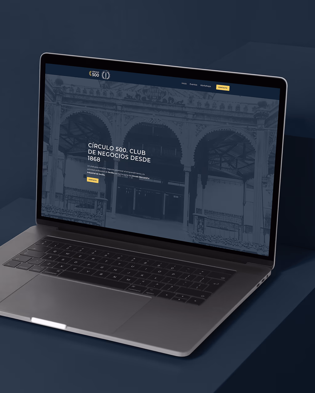 Web corporativa para club empresarial