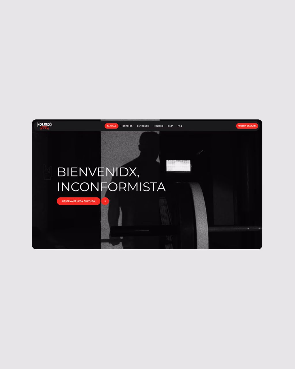 diseño web gimnasio