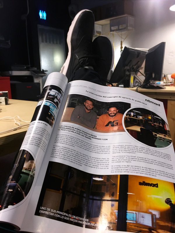 reportaje nomad en ASM magazine