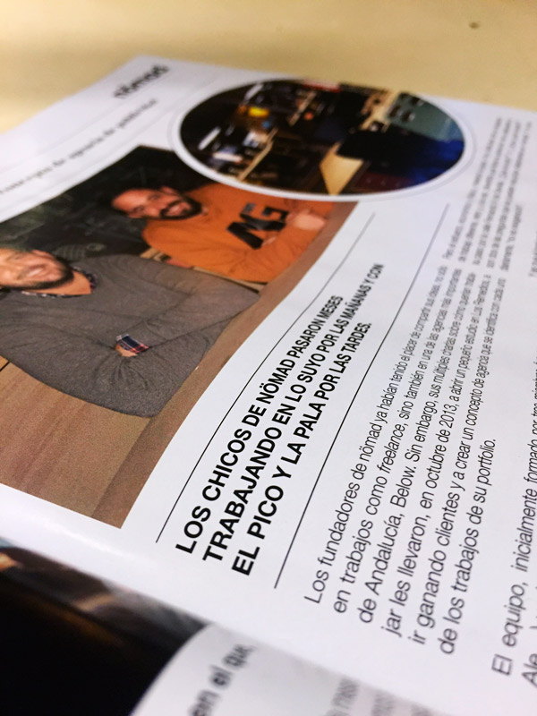 reportaje nomad en ASM magazine