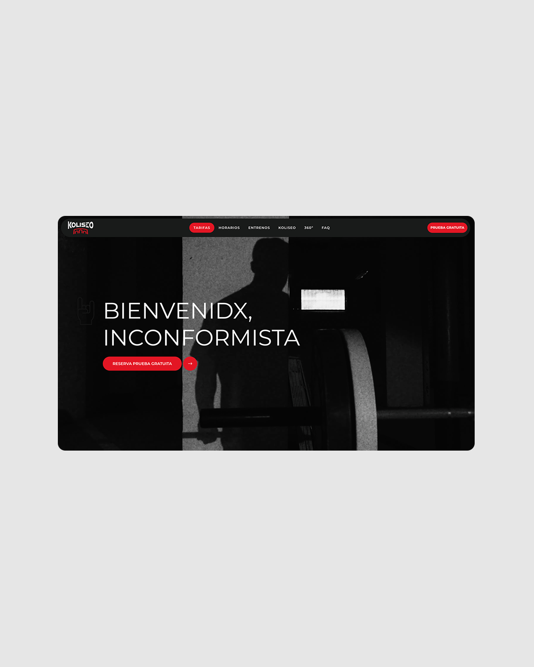 diseño web gimnasio
